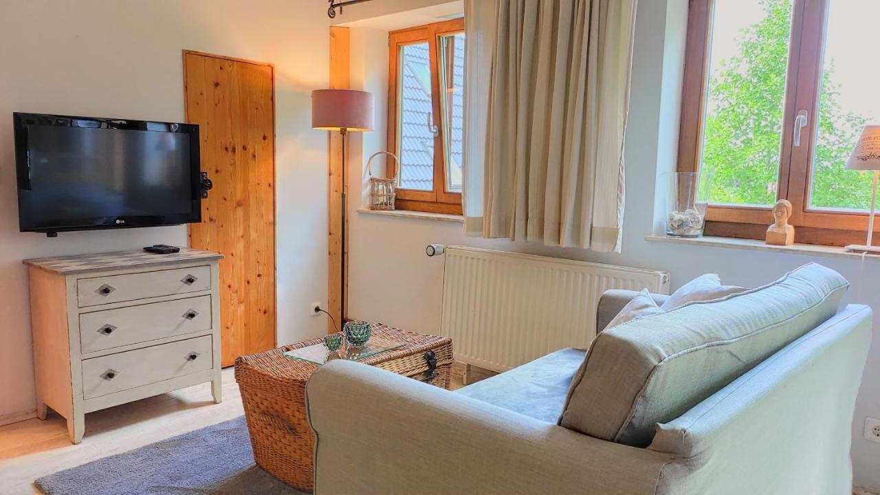 Ferienwohnung Quartier am Schmiedefeuer Harsefeld Exterior foto
