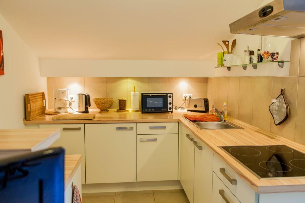 Ferienwohnung Quartier am Schmiedefeuer Harsefeld Exterior foto