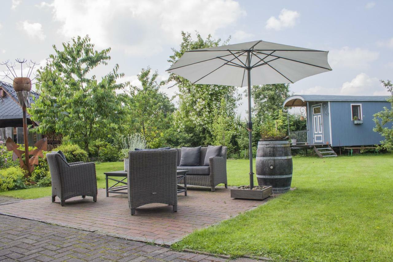 Ferienwohnung Quartier am Schmiedefeuer Harsefeld Exterior foto